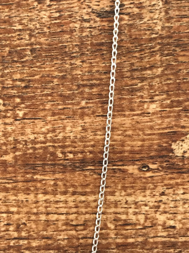 Imagem 2 de 6 de Corrente 45 Cm Elos Brilhantes Prata 925 Legítima