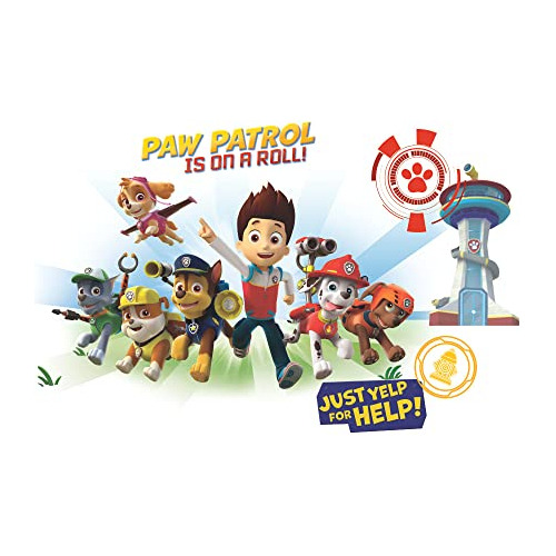 Rmk2641gm Paw Patrol Wall Graphics Peel And Stick Adhes...