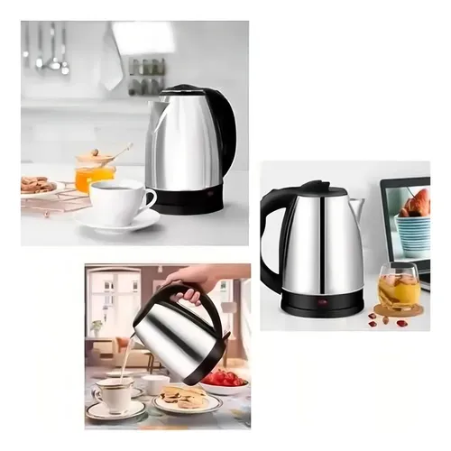 Chaleira Jarra Elétrica Startools Inox 1000w 2l Café Chá