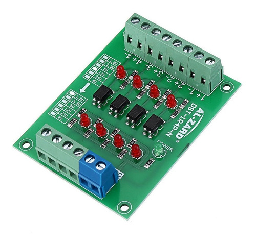 Modulo Optoacoplador 24v A 5v 4 Canales Arduino Mega Uno Plc