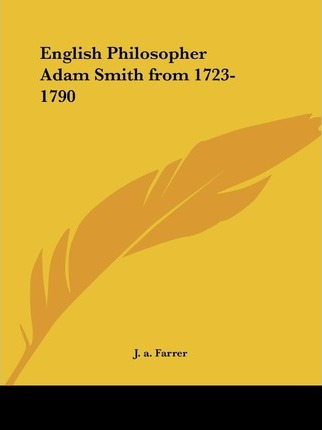 Libro English Philosopher Adam Smith From 1723-1790 (1881...