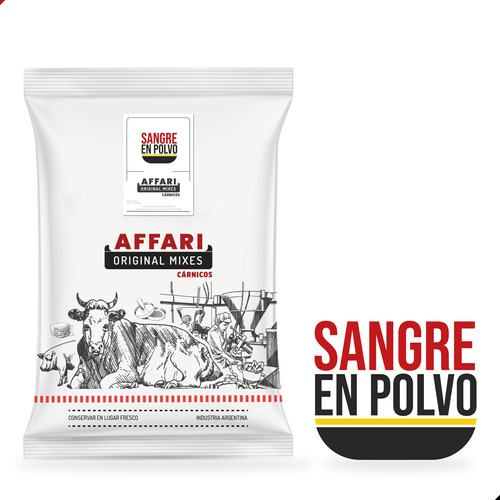 Sangre En Polvo Entera Pasteurizada Para Morcillas X 1kg