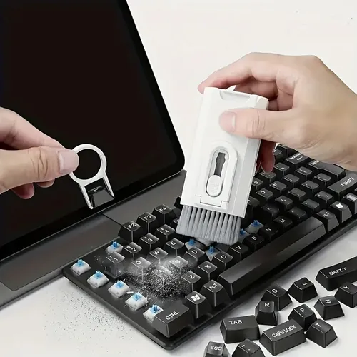 Kit 8 En 1 Limpiador Teclado Auriculares Pantalla Pc Celular