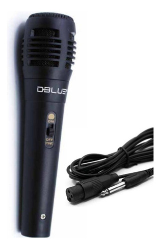 Microfono Karaoke Con 3 Mts De Cable Dblue