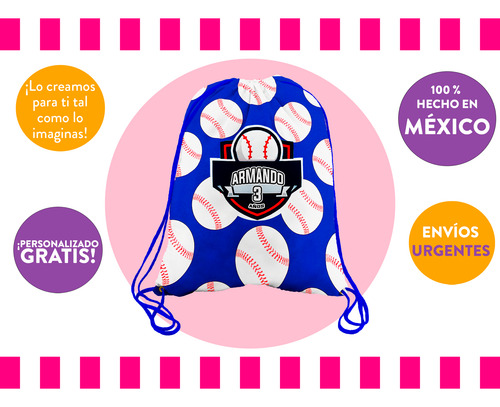 Dulceros Cumple Personalizados Recuerdos Beisbol Jumbos 50u