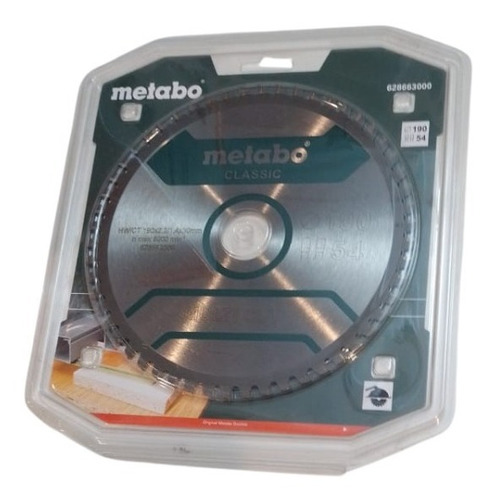 Disco De Corte Multicut Classic 190x30 54 Fz/tz 5 Metabo