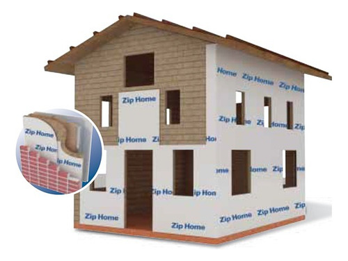 Aislante Techo Zip Home Membrana Hidrofugo 1,5x20m Wichi