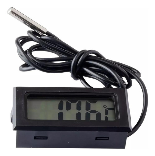 Cable con mini sensor de temperatura para termómetro digital LCD