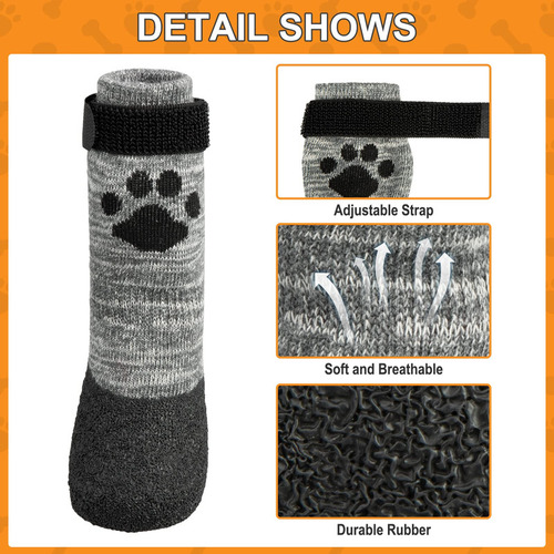 Kooltail Calcetines Antideslizantes Para Perros Para Evitar