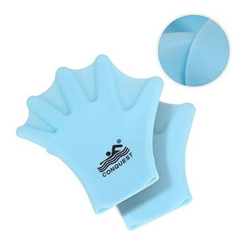 Tearcam Aquatic Gloves For Kids, Kids Silicone Webbed Bionic