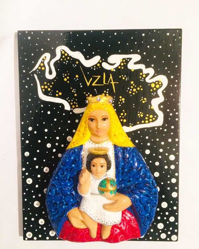 Virgen De Coromoto En Mdf Diseño Exclusivo Desy´s Art