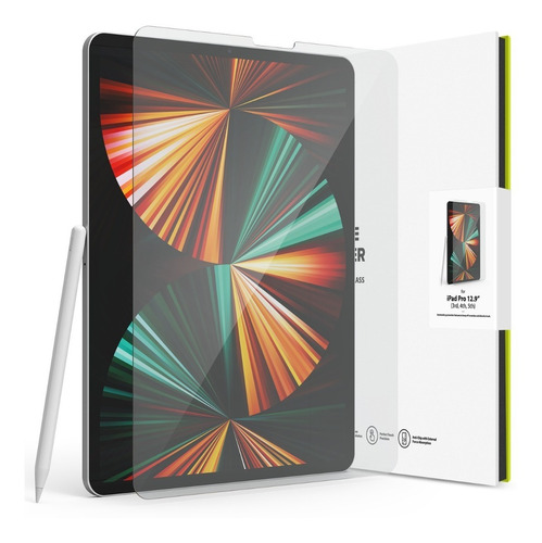 Vidrio Templado Para iPad Pro 12,9  2021 5ª 4ª 3ª Full Cover