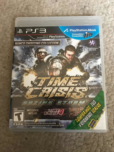 Ps3 Time Crisis Razing Storm Time Crisis 4 Y Deastorm Pirate (Usado)
