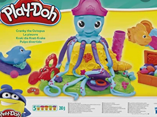 Imagen 2 de 4 de Plastilina Play Doh Divertidos Tentáculos
