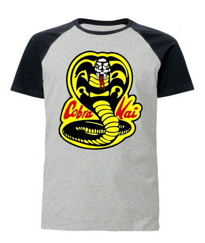 Remera Ranglan Gris - Cobra Kai - Serie