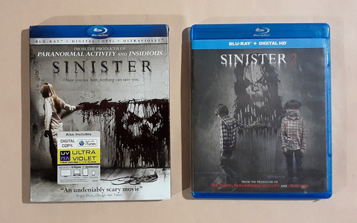Sinister + Sinister 2 ( Siniestro ) -import Blu-ray Original
