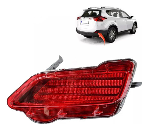 Farol Reflectante Trasero Derecho Para Toyota Rav4 2013 2016