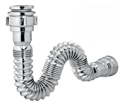 Sifão Flexível Universal P/ Água Quente Cromado Sus2 - Astra