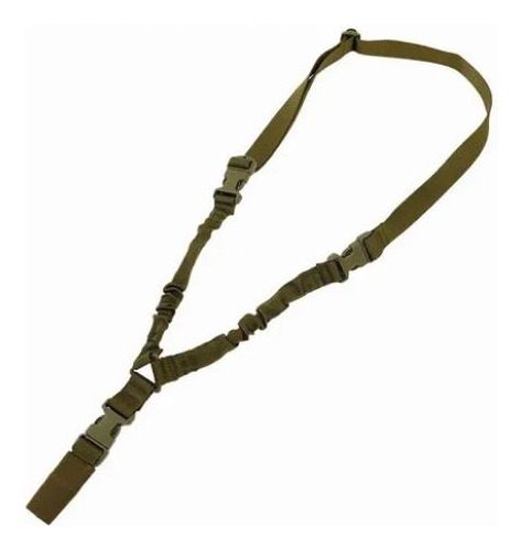 Bungee Tactical Gun Rack 1 Punto Sling Color Verde oscuro