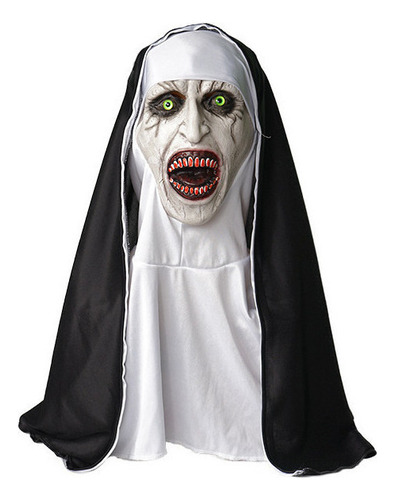 Máscara De Halloween Complicado Horror De Miedo Monja