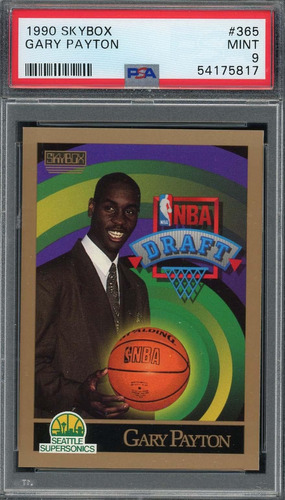 Tarjeta De Novato De Baloncesto Skybox 1990 De Gary Payton R