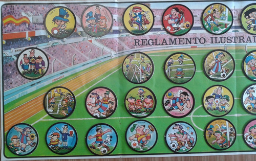 Suplemento Figuritas Hijitus Redondas Futbol Completo !! Mwj