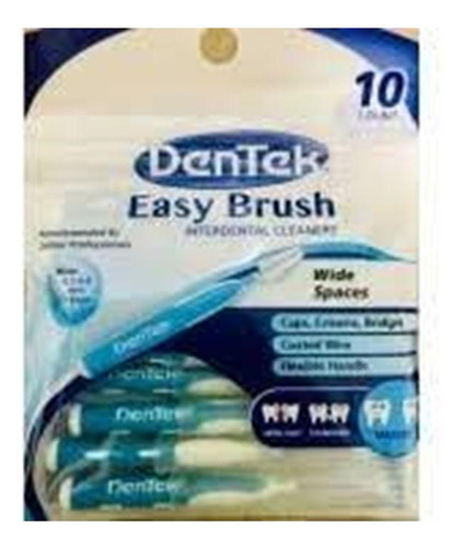 Kit Com 40 Dentek Interdental Easy Brush Espaços Maiores