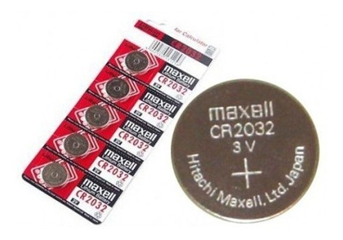 5 Pilas Maxell Cr2032 Tipo Boton Japonesa Minifiestas