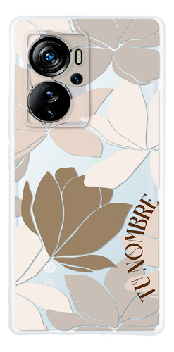 Funda Para Zte Para Mujer Flores Tu Nombre