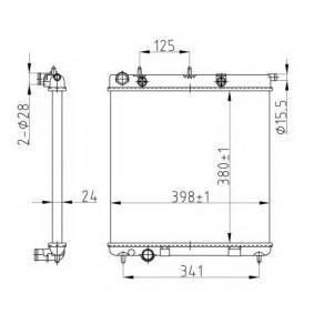 Radiador Motor Citroen C3 I 1.4 Hdi 05 - 15