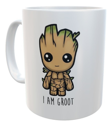 Taza Cerámica I Am Groot #78 Sublimada Premium