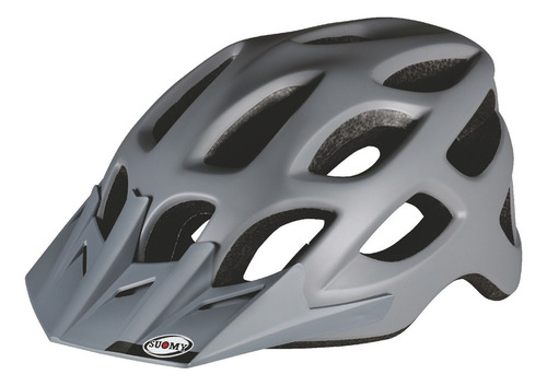 Casco Bicicleta Con Ventilacion Ciclismo Suomy Gris Mate Talle L