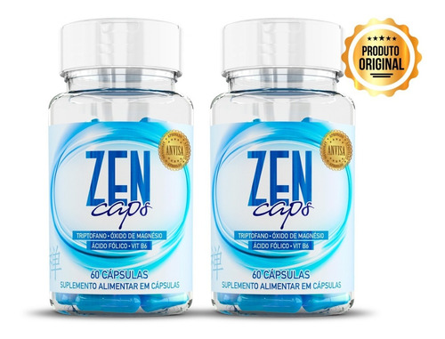 Imagem 1 de 9 de 2 Zen Caps 120 Caps Único Original Oficial Pronta Entrega