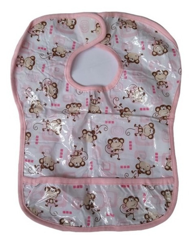 Babero Plástico Para Bebés Niñas Impermeable (Usado)