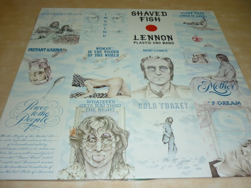 John Lennon Shaved Fish Vinilo Japon Verde Impecable Ggjjzz