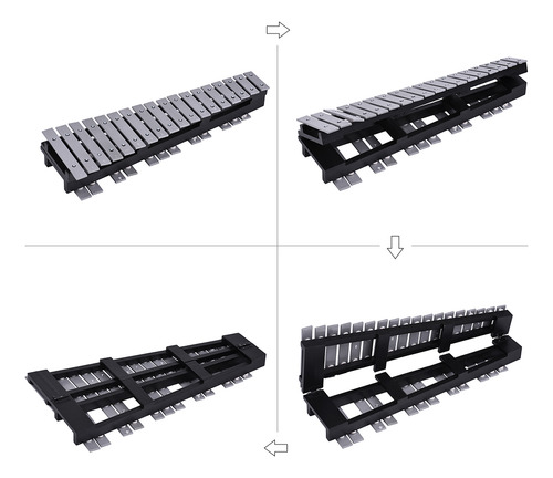 Xilófono Plegable Glockenspiel Con Bolsa - Musical