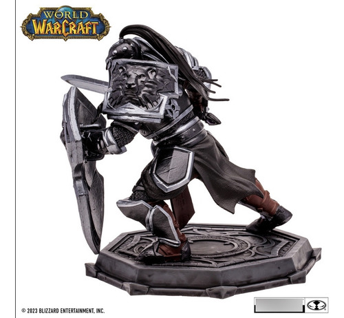 Muñeco Accion Mcfarlane 16cm World Warcraft Humano N 166700