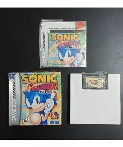 Sonic the Hedgehog Genesis Version Nintendo Game Boy Advance 