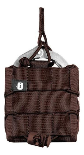 Porta Algemas Locked Invictus Modular Tático Militar Cor Marrom