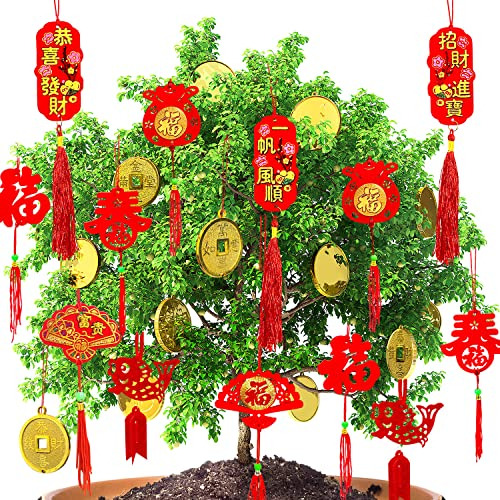 Decoraciones De Año Nuevo Chino 2023, Colgantes Rojos ...
