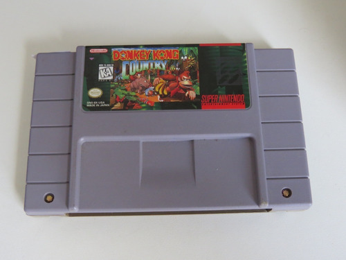 128 Donkey Kong 100% Original Snes Cartucho Super Nintendo