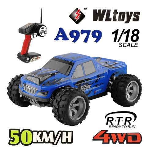 Auto Camioneta Rc Radio Control Wltoys A979 Electrico 50km/h