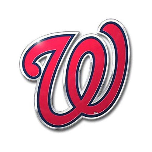 Emblema De Aluminio Resistente De Mlb Washington Nation...