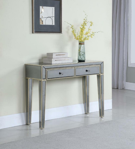 Imagen 3 de 3 de Mesa De Espejo Elegante, Mesa De Recibidor Elegante