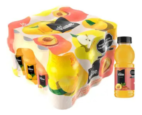 Bebida Con Fruta Del Valle 16 Pzas De 237 Ml