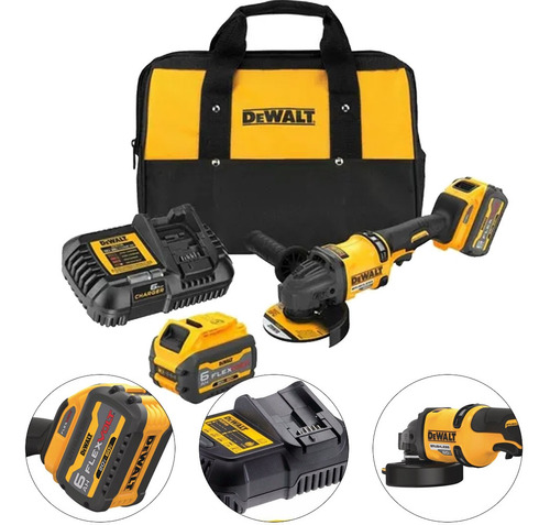 Esmerilhadeira 5  60v Flexvolt Brushless - Dcg418 T2 Dewalt