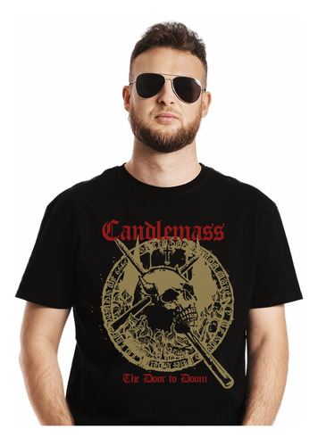 Polera Candlemass The Door To Doom Metal Impresión Directa