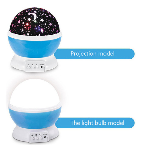 Y Lámpara Led Con Proyector De Noche Estrellada For Dormir