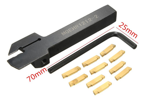 10 Pieces Mgmn200 Mgehr1212-2 Lathe Cutter Tool Holder L As