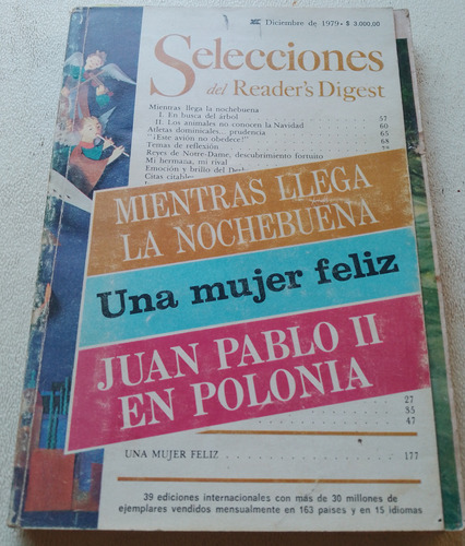 Reader´s Digest Revista Selecciones Diciem 1979 Juan Pablo 2
